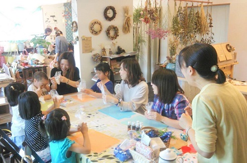 コネコネ石けん作成中