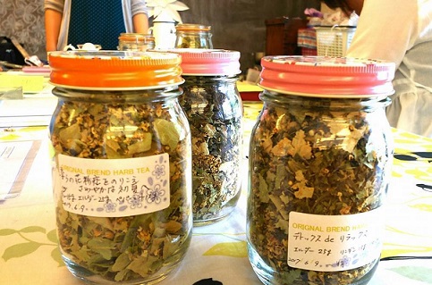 冬のハーブティー