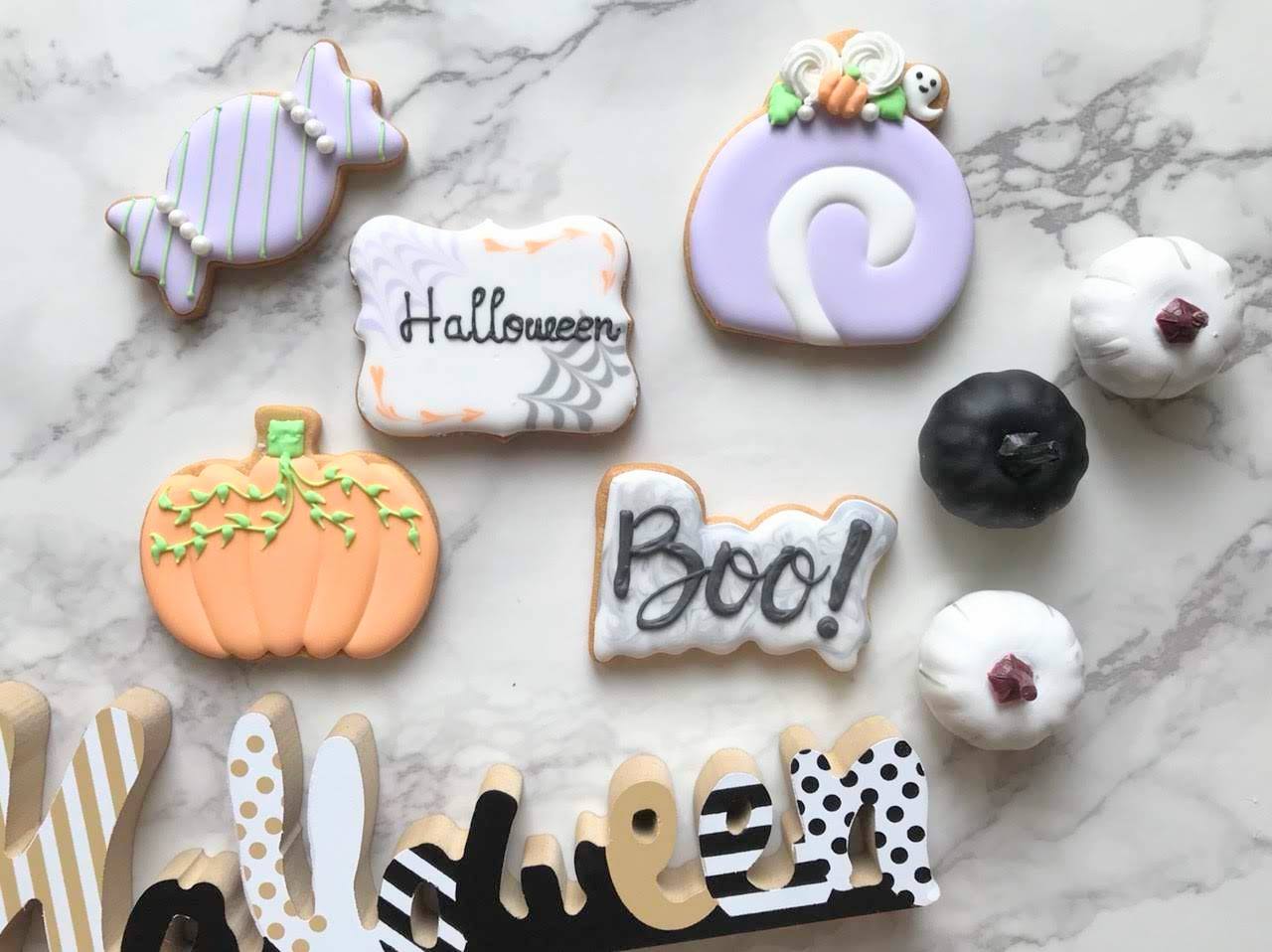 ハロウィンモチーフアイシングクッキー